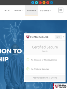 227px x 300px - Launching the McAfee SECURE Seal for KStar - KStar